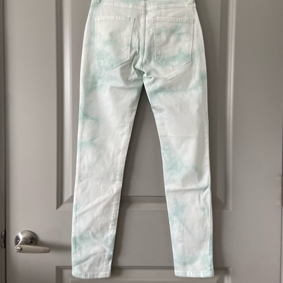 NEW!! BANANA REPUBLIC MID-RISE SKINNY DYED JEANS SIZE 24P - Picture 6 of 6